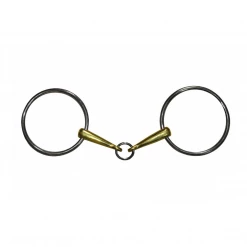 French Equestrian Jump'in Ring French Link Loose Ring Bit Horse Bits