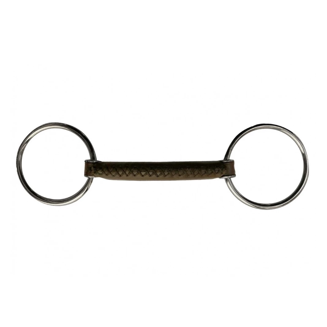 Brand new 🤩 French Equestrian Jump'in Round Leather Loose Ring Bit Horse Bits 👏 3 French Equestrian Jump'in Round Leather Loose Ring Bit Horse Bits