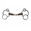Outlet 🔔 French Equestrian Horse Bits Jump'in Leather Covered French Link German 3-Ring Bit 🛒 2 French Equestrian Horse Bits Jump'in Leather Covered French Link German 3-Ring Bit