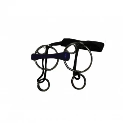 French Equestrian Horse Bits Jump'in Flexible Rubber Gag Combination Bit