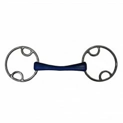 French Equestrian Jump'in Flexible Rubber Beval Bit Horse Bits