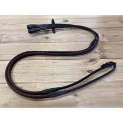 French Equestrian Jump'in 1/2" Rubber Reins - One Collection