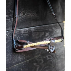 French Equestrian Jump'in Rope Flash Noseband - Week Collection