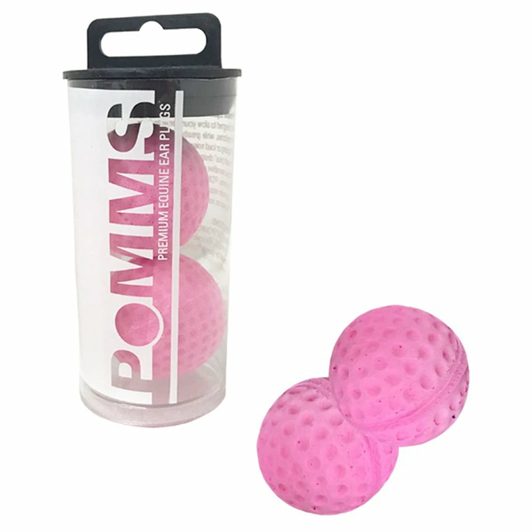 Discount 👏 English Riding Supply Horse Training Equipment POMMS Dimpled Equine Ear Plugs 🔔 4 English Riding Supply Horse Training Equipment POMMS Dimpled Equine Ear Plugs