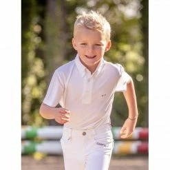 Buy 🎉 French Equestrian Jump'in Boy's Short Sleeve Gaston Competition Polo 👕 Shirt 😀 9 French Equestrian Jump'in Boy's Short Sleeve Gaston Competition Polo Shirt