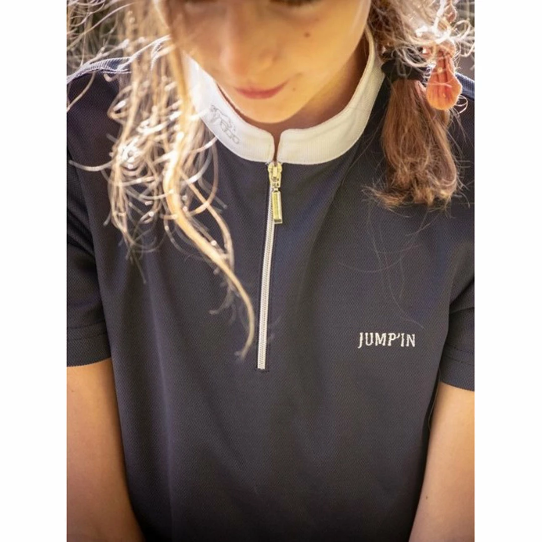 Deals 🔔 French Equestrian Jump'in 👧 Girls Short Sleeve Charlie Competition Polo 👚 Shirt Show 👚 Shirts ✨ 3 French Equestrian Jump'in Girls Short Sleeve Charlie Competition Polo Shirt Show Shirts