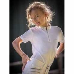 Deals 🔔 French Equestrian Jump'in 👧 Girls Short Sleeve Charlie Competition Polo 👚 Shirt Show 👚 Shirts ✨ 13 French Equestrian Jump'in Girls Short Sleeve Charlie Competition Polo Shirt Show Shirts