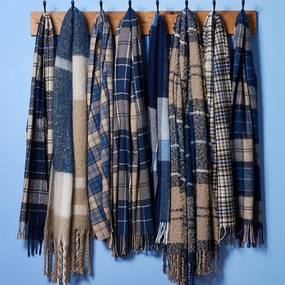 Brand new 👍 Equestrian Outerwear Barbour Modern Country Tartan Scarf ⌛ 7 Equestrian Outerwear Barbour Modern Country Tartan Scarf