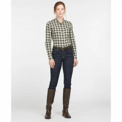 Outlet 🛒 Barbour 👩 Women's Stanton 👚 Shirt 👚 Shirts & Tops ⭐ 13 Barbour Women's Stanton Shirt Shirts & Tops