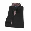 Essex Classics Men’s “Dusk” Black Show Shirt - Halo Stripe Show Shirts