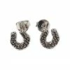 Michel McNabb Rock Horseshoe Earrings Jewelry