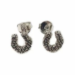 Michel McNabb Rock Horseshoe Earrings Jewelry