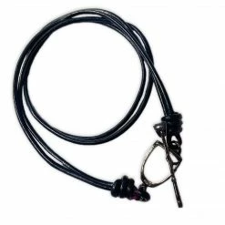 Michel McNabb Stirrup And Crop Leather Necklace