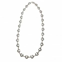 Michel McNabb Rock Horseshoe Necklace Jewelry