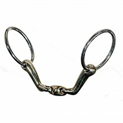 Nunn Finer Double Jointed Shaped Mouthpiece Loose Ring Bit