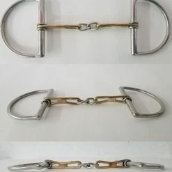 Outlet 🎁 FHT Custom Made Bits Horse Bits Custom Made Tear Drop Dee Ring Snaffle ⌛ 9 FHT Custom Made Bits Horse Bits Custom Made Tear Drop Dee Ring Snaffle