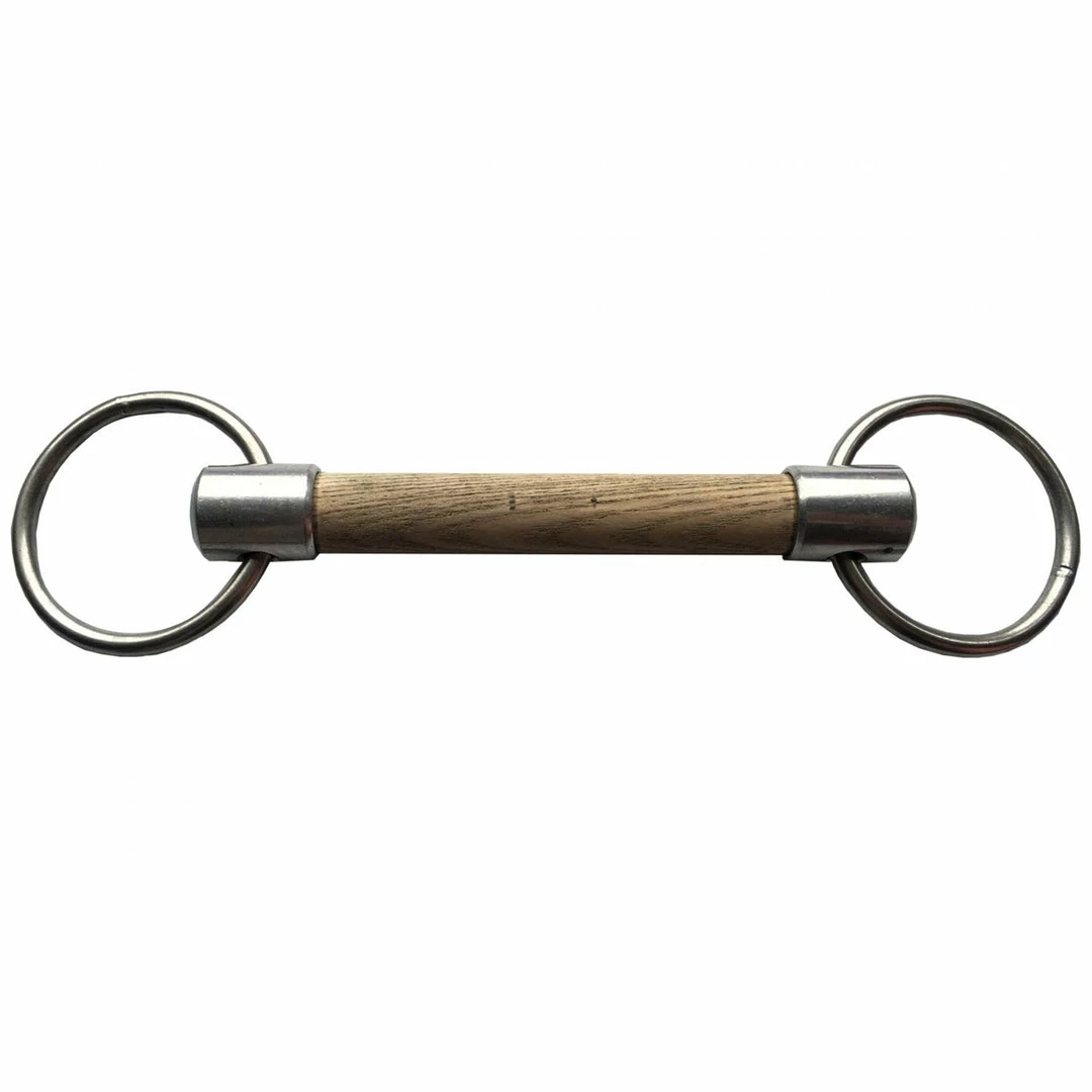 Outlet 💯 M.G.S. Horse Bits Poponcini Wooden Loose Ring Bit 👏 3 M.G.S. Horse Bits Poponcini Wooden Loose Ring Bit