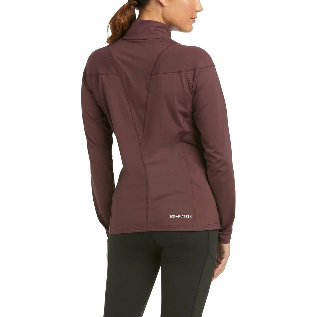 Best Sale ⌛ Ariat 👩 Women's Auburn 1/4 Zip Long Sleeve Baselayer-Sale 🛒 4 Ariat Women's Auburn 1/4 Zip Long Sleeve Baselayer-Sale