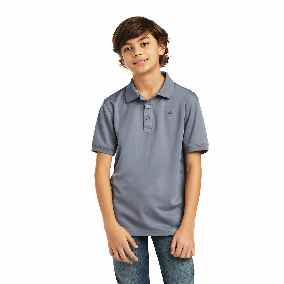Discount 🛒 Children's Tops Ariat Boy's Tek Polo 🤩 3 Children's Tops Ariat Boy's Tek Polo