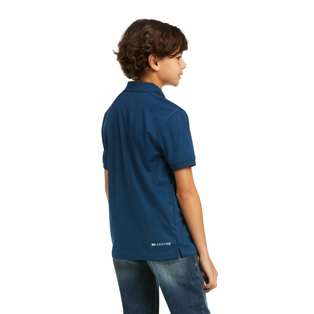 Discount 🛒 Children's Tops Ariat Boy's Tek Polo 🤩 7 Children's Tops Ariat Boy's Tek Polo