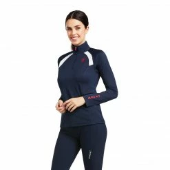 Baselayers Ariat Women's Sunstopper Team 2.0 1/4 Zip Baselayer