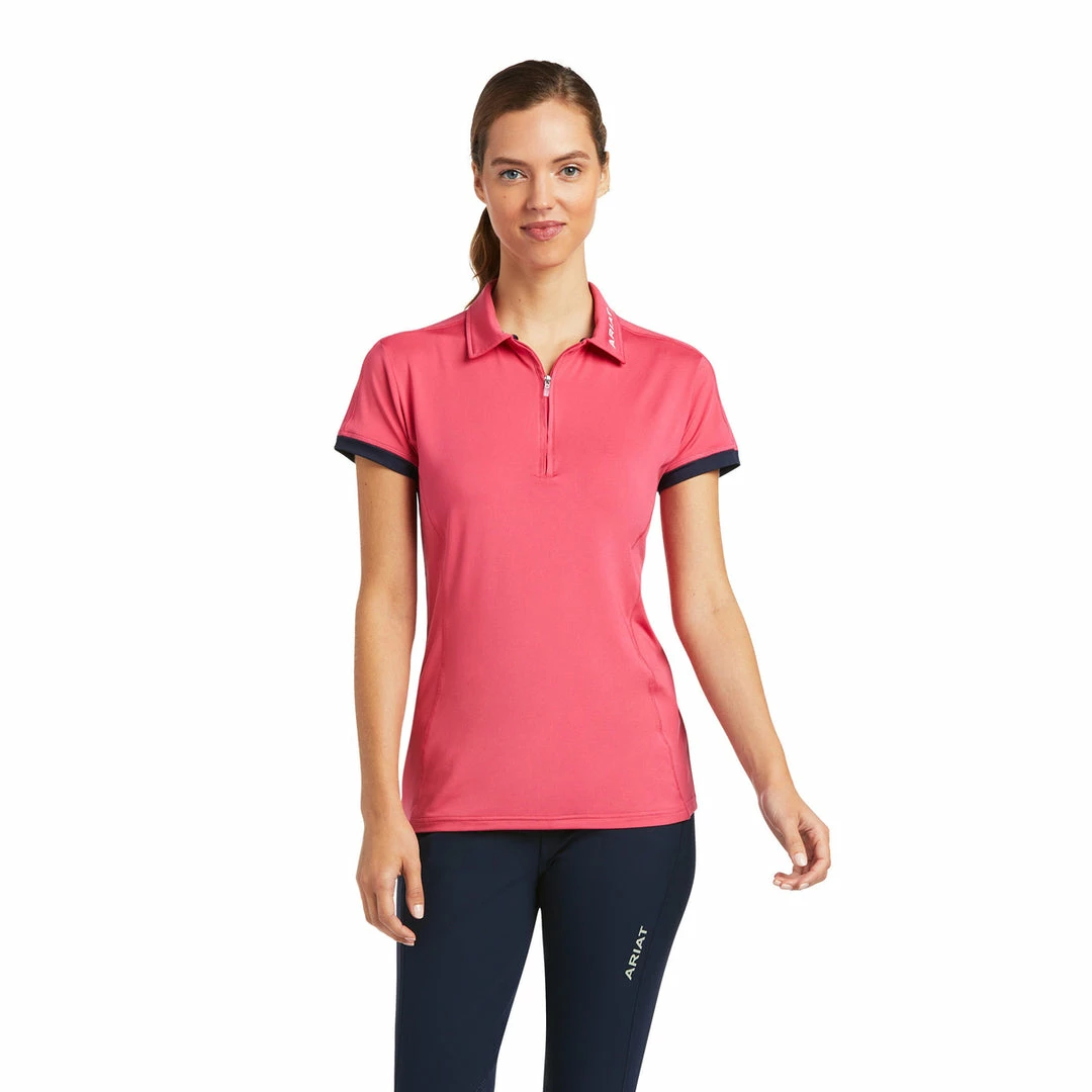 Budget 🔥 Shirts & Tops Ariat 👩 Women's Bandera 1/4 Zip Short Sleeve Polo 👚 Shirt 👏 3 Shirts & Tops Ariat Women's Bandera 1/4 Zip Short Sleeve Polo Shirt