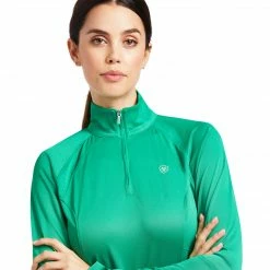 Best Pirce 🎁 Baselayers Ariat 👩 Women's Sunstopper 2.0 1/4 Zip Baselayer Long Sleeve ❤️ 64 Baselayers Ariat Women's Sunstopper 2.0 1/4 Zip Baselayer Long Sleeve