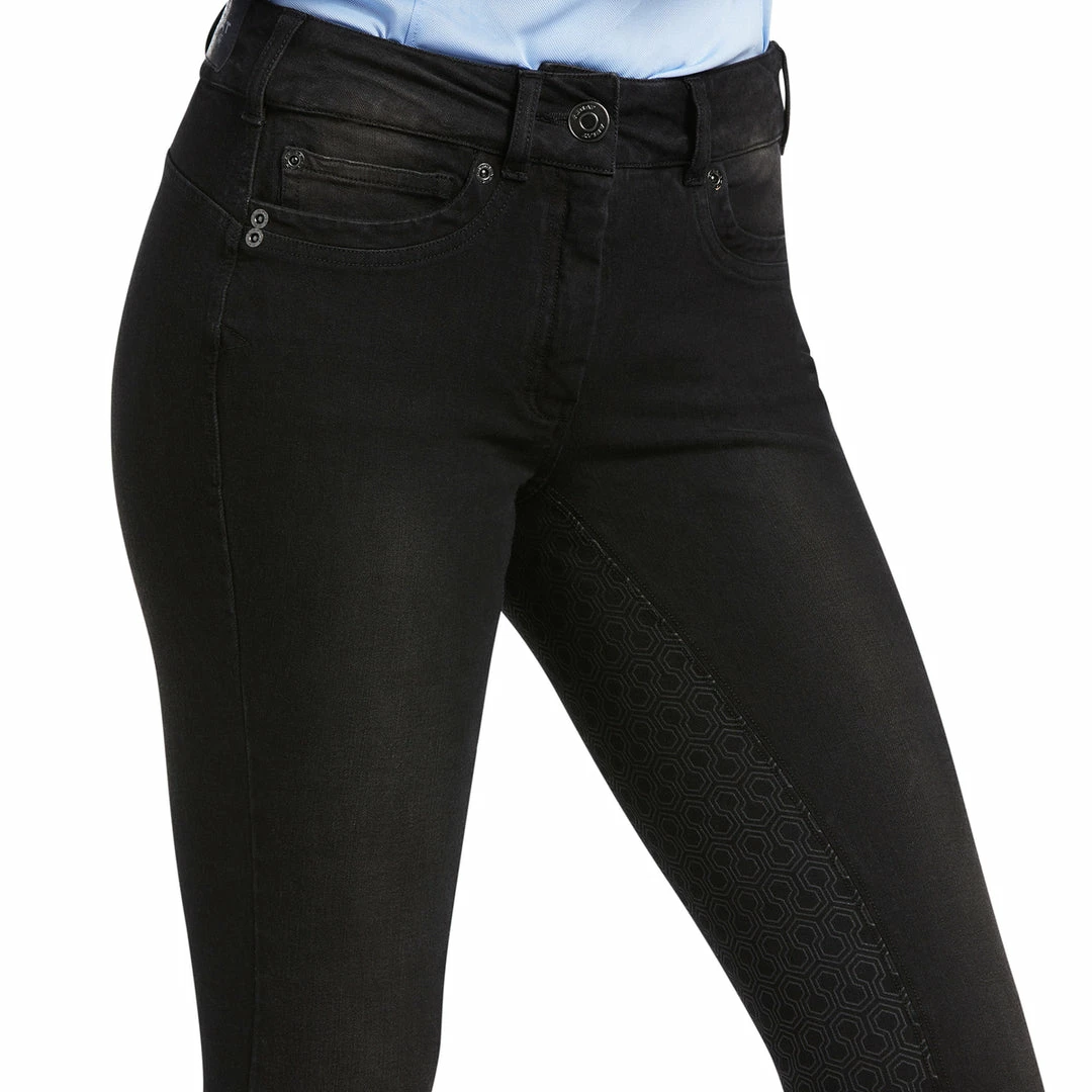 Budget 🥰 Ariat 👩 Women's Halo Denim Full Seat Breech ✨ 9 Ariat Women's Halo Denim Full Seat Breech
