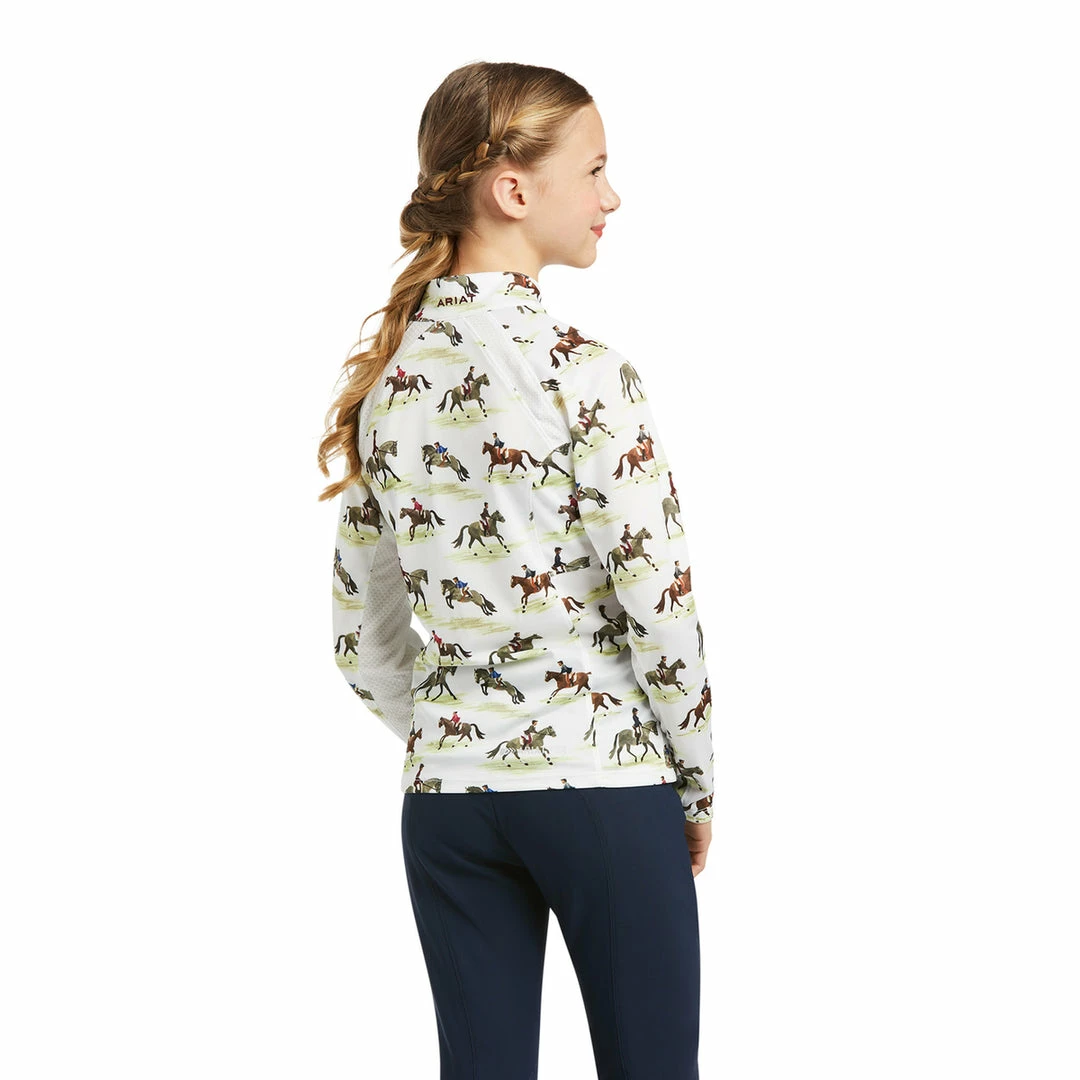 Budget 🥰 Children's Tops Ariat Youth Sunstopper 2.0 1/4 Zip Baselayer Print ✔️ 4 Children's Tops Ariat Youth Sunstopper 2.0 1/4 Zip Baselayer Print