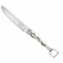 Arthur Court Stirrup Steak Knife Set Equestrian Decor