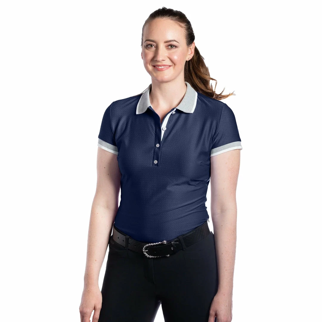 Hot Sale 🤩 Hannah Childs 👩 Women's Kaley Short Sleeve Polo-Sale ❤️ 7 Hannah Childs Women's Kaley Short Sleeve Polo-Sale