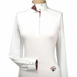 Essex Classics Girls "Danny & Ron's Rescue" Talent Yarn Wrap Collar Long Sleeve Show Shirt