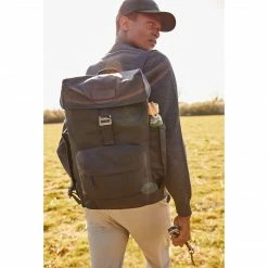 Hot Sale ✔️ Barbour Essential Wax 🎒 Backpack Equestrian Outerwear 🎉 20 Barbour Essential Wax Backpack Equestrian Outerwear