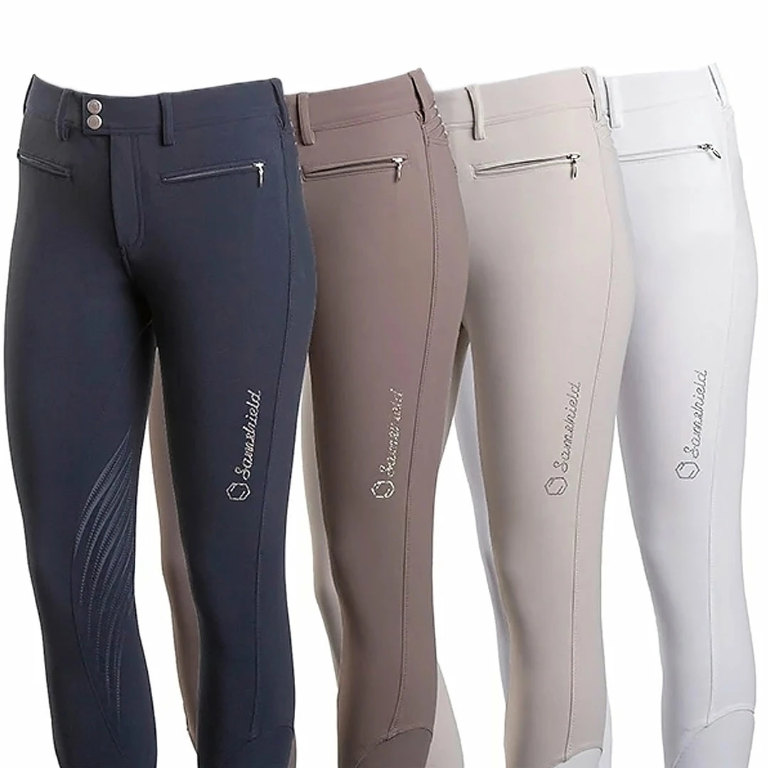 Promo ✔️ Samshield 👩 Women's Adele Knee Grip Breeches 😀 4 Samshield Women's Adele Knee Grip Breeches
