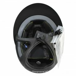 Coupon 💯 Samshield Custom Miss Shield Matte Black Chrome Black Blazon Crystal Helmet 🔥 34 Samshield Custom Miss Shield Matte Black Chrome Black Blazon Crystal Helmet