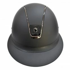 Coupon 💯 Samshield Custom Miss Shield Matte Black Chrome Black Blazon Crystal Helmet 🔥 27 Samshield Custom Miss Shield Matte Black Chrome Black Blazon Crystal Helmet