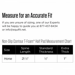 Cheapest 🔔 Saddle Pads & Fittings EquiFit Non-Slip Standard Thick Contour Half Pad 👏 7 Saddle Pads & Fittings EquiFit Non-Slip Standard Thick Contour Half Pad