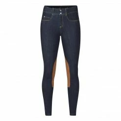 Kerrits Women's Stretch Denim Knee Patch Breech