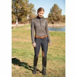 Kerrits Women's Stretch Denim Knee Patch Breech