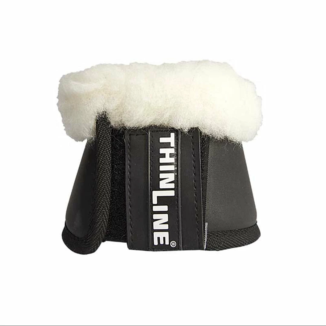 Cheap 🤩 ThinLine Bell Boot With Sheepskin Trim Horse 🥾 Boots & Wraps 🥰 3 ThinLine Bell Boot With Sheepskin Trim Horse Boots & Wraps