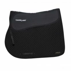 Budget 👍 ThinLine Cotton Quilted Square Jumping Saddle Pad 🤩 6 ThinLine Cotton Quilted Square Jumping Saddle Pad