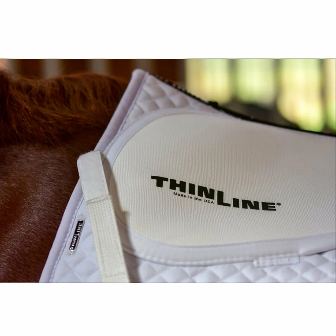 Budget 👍 ThinLine Cotton Quilted Square Jumping Saddle Pad 🤩 5 ThinLine Cotton Quilted Square Jumping Saddle Pad