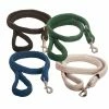 Tory Leather Braided Cotton Dog Leash