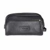 New 🎁 Barbour Leather Wash Bag 🧨 1 Barbour Leather Wash Bag