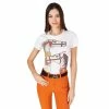Discount ✔️ Casual Wear Vestrum 👩 Women's Bruges T-Shirt With Equestrian Print 🎉 2 Casual Wear Vestrum Women's Bruges T-Shirt With Equestrian Print