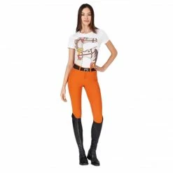 Casual Wear Vestrum Women's Bruges T-Shirt With Equestrian Print