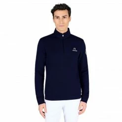 Vestrum Men's Cairo Half Zip Cotton Sweater