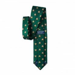 Wild Attire Inc. Stone Cold Fox Green Silk Tie Equestrian Accessories