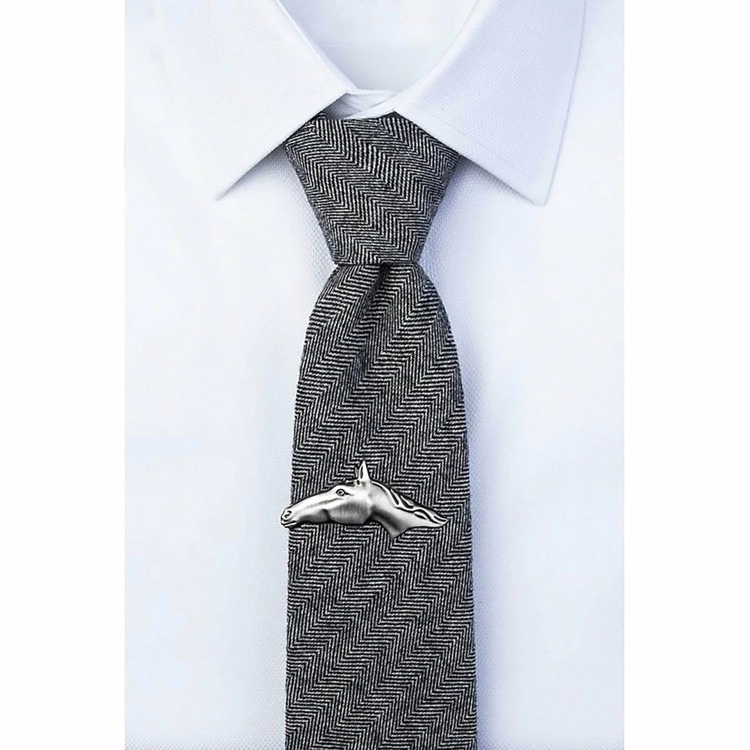 New 🎉 Equestrian Accessories Wild Attire Inc. Love Your Neigh-bor Antiquated Silver Metal Tie Bar 😍 5 Equestrian Accessories Wild Attire Inc. Love Your Neigh-bor Antiquated Silver Metal Tie Bar