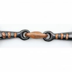 Shires Equestrian Products Horse Bits Shires Two Ring Sweet Iron Gag With Raised Ribs Bit